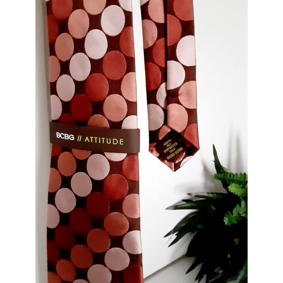 BCBG Attitude Kenna Polkadot Silk Tie - Picture 2 of 9